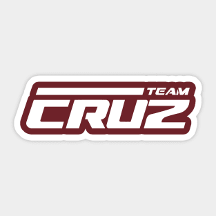 Team Cruz Dominick Cruz Sticker